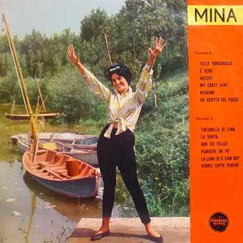 Capa do álbum "Tintarella Di Luna", de Mina