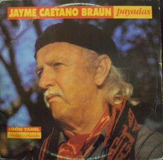 Portada de Álbum "Payadas", de Jayme Caetano Braun