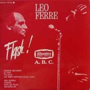 Capa do Álbum "Flash ! Alhambra A.B.C.", de Léo Ferré