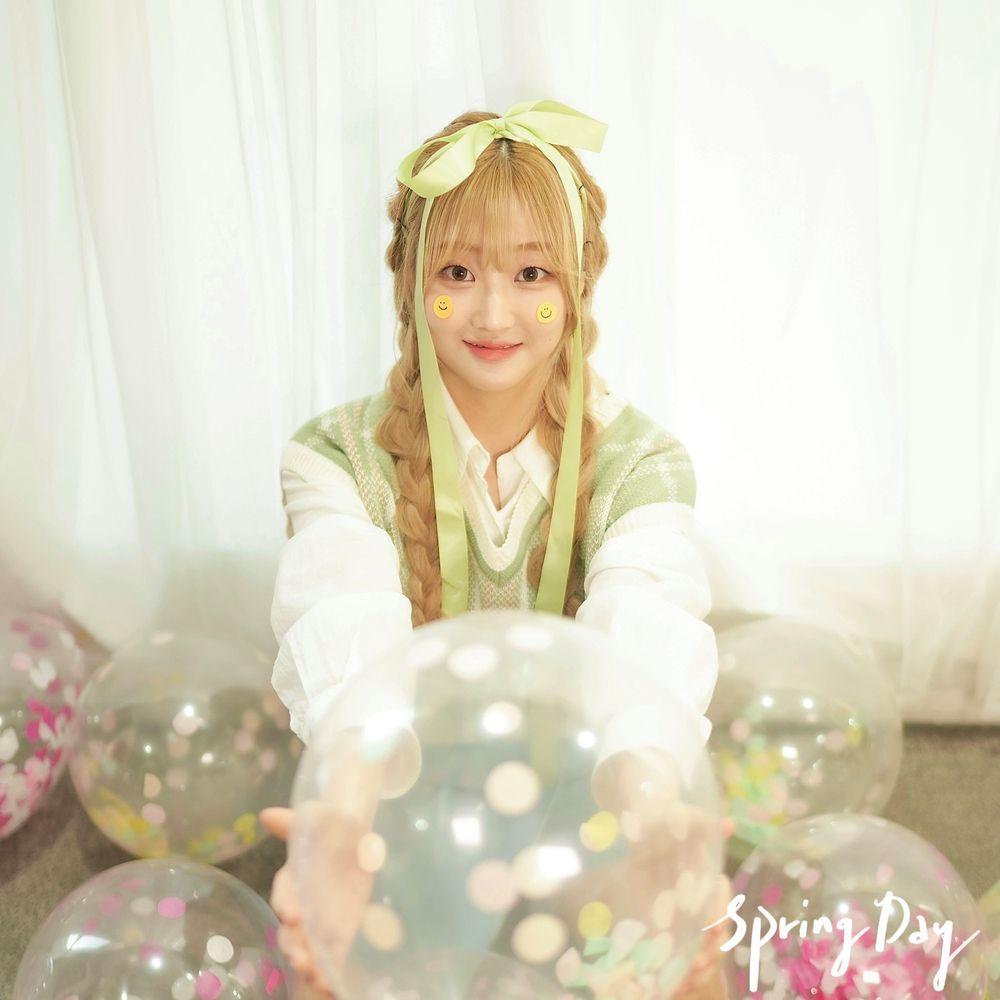Portada de Sencillo/EP "Spring Day", de Han Hye Ri