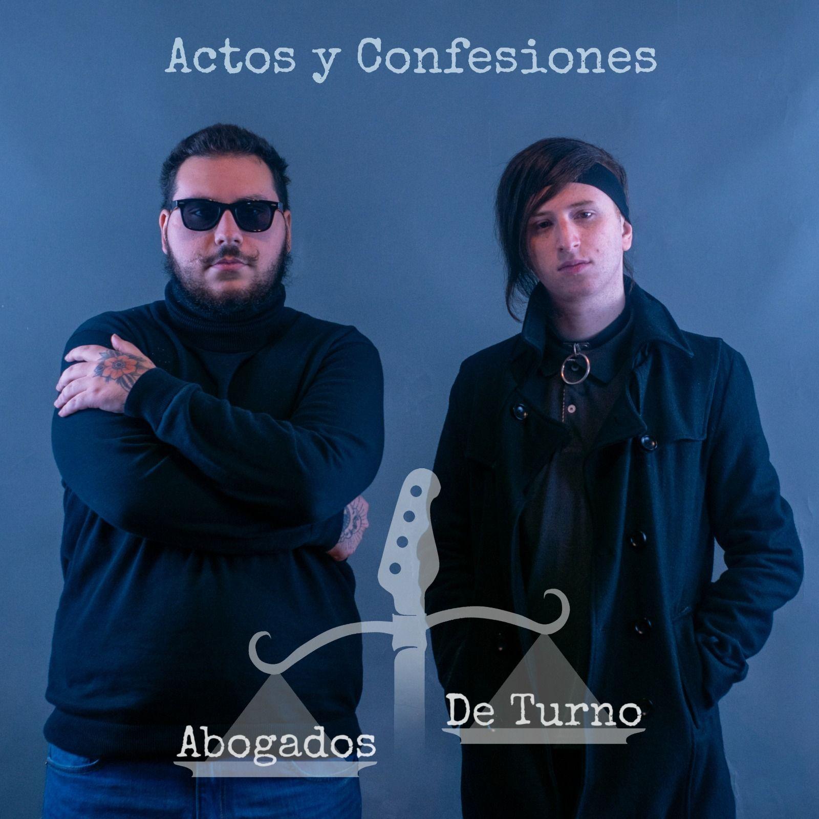 Portada de Álbum "Actos y Confesiones", de Abogados de Turno