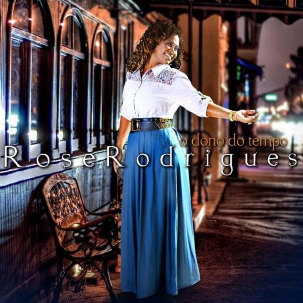 Portada de Álbum "O Dono do Tempo", de Cantora Rose Rodrigues