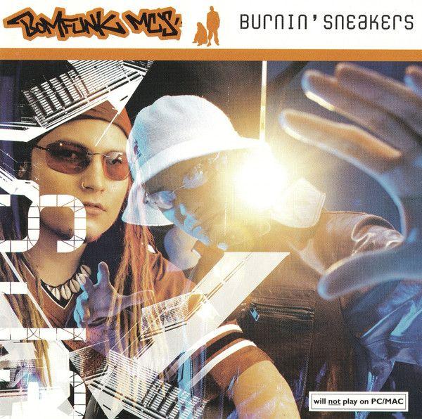 Portada de Álbum "Burnin' Sneakers", de Bomfunk MC's