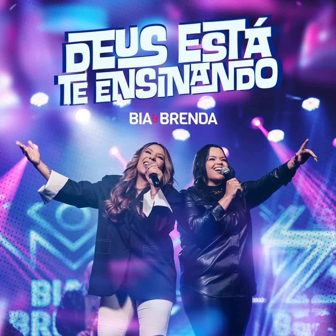 Single/EP cover of "Deus Está Te Ensinando" by Bia e Brenda
