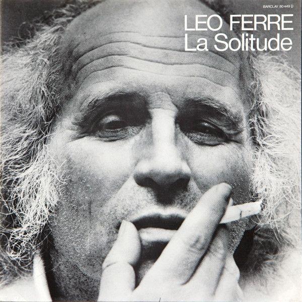 Portada del álbum "La Solitude", de Léo Ferré
