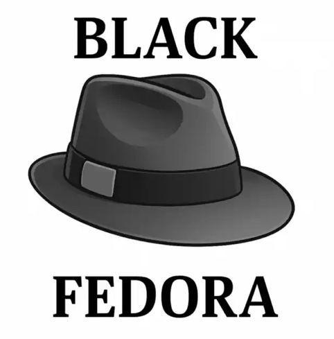Capa do Single/EP "Black Fedora", de Ferbinho