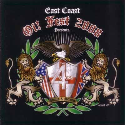 Capa do Álbum "East Coast Oi! Fest 2008", de The 4-skins