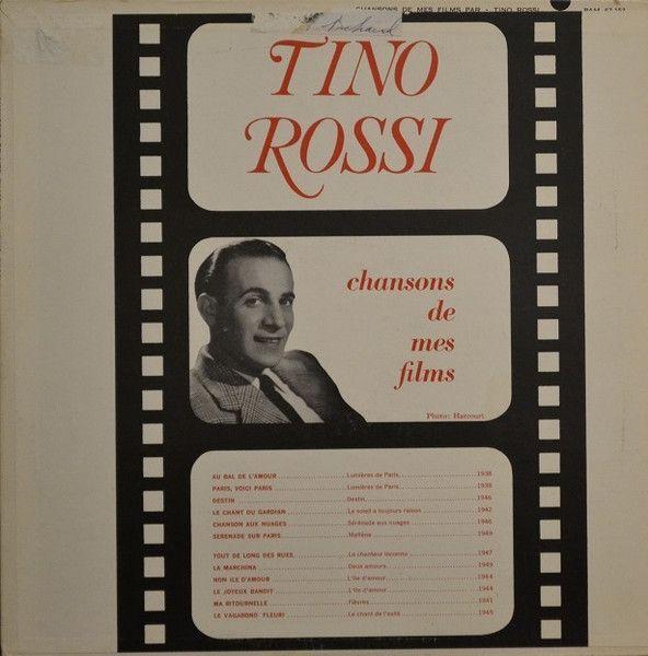 Portada de Álbum "Chansons De Mes Films", de Tino Rossi