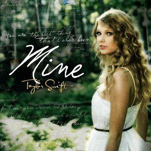 Capa do álbum "Mine", de Taylor Swift