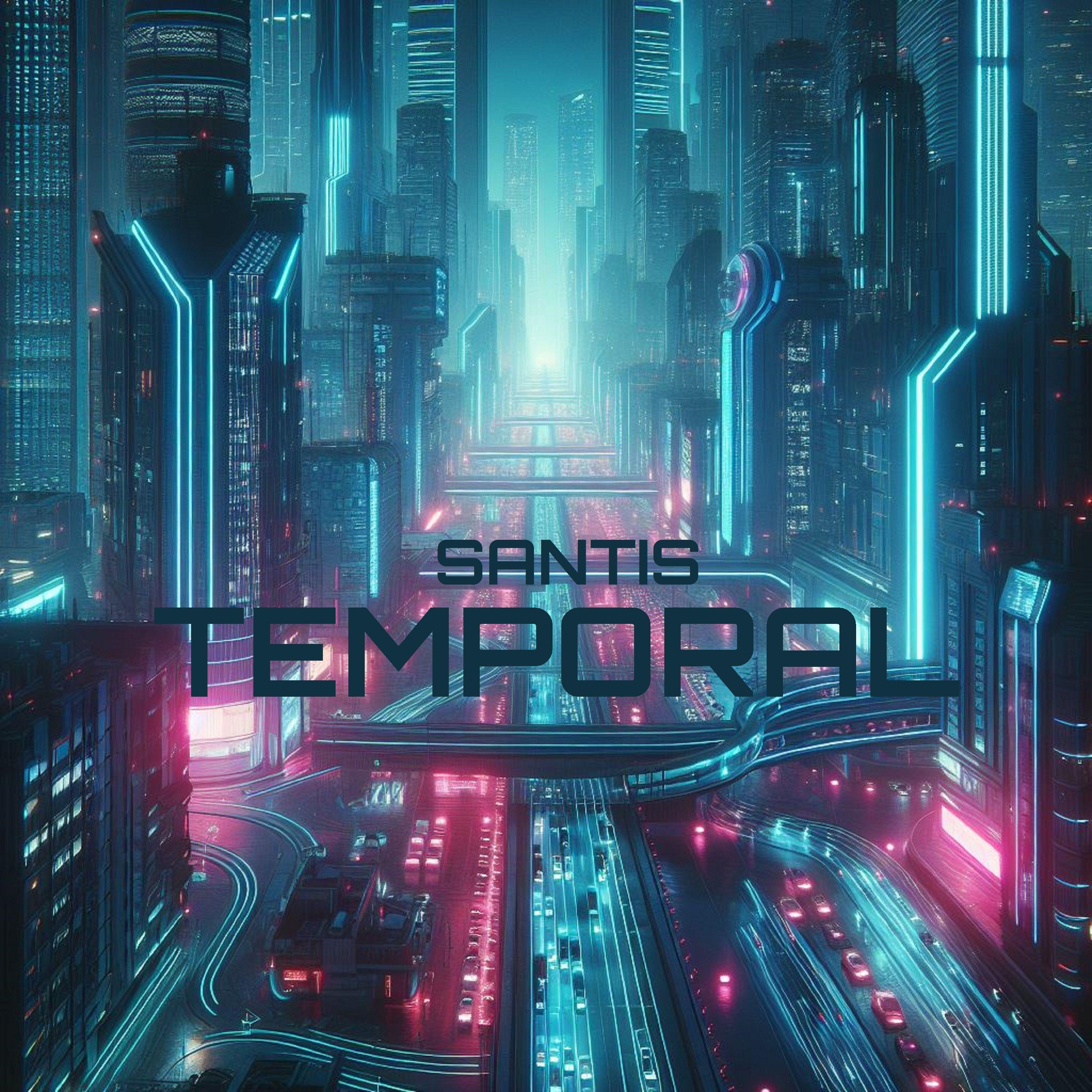 Capa do álbum "TEMPORAL", de SantiS