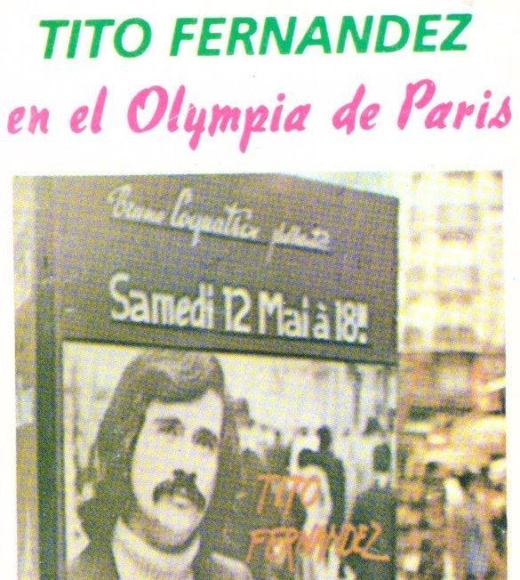 Portada de Álbum "En El Olympia de Paris", de Tito Fernandez