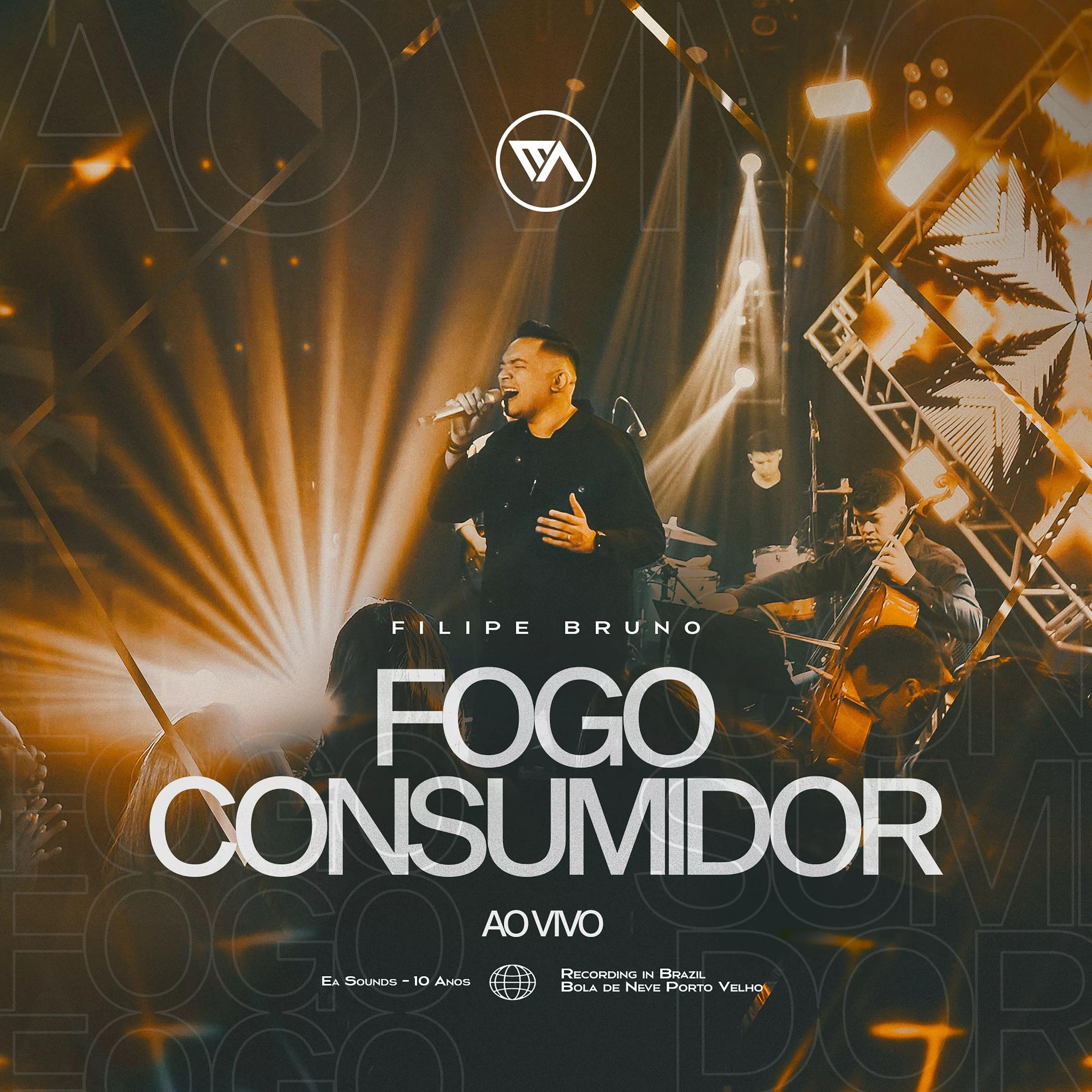 Capa do Single/EP "Fogo Consumidor (Ao Vivo)", de EA Sounds