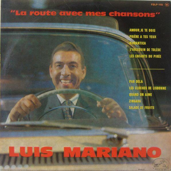 Portada de Álbum "La Route Avec Mes Chansons", de Luis Mariano