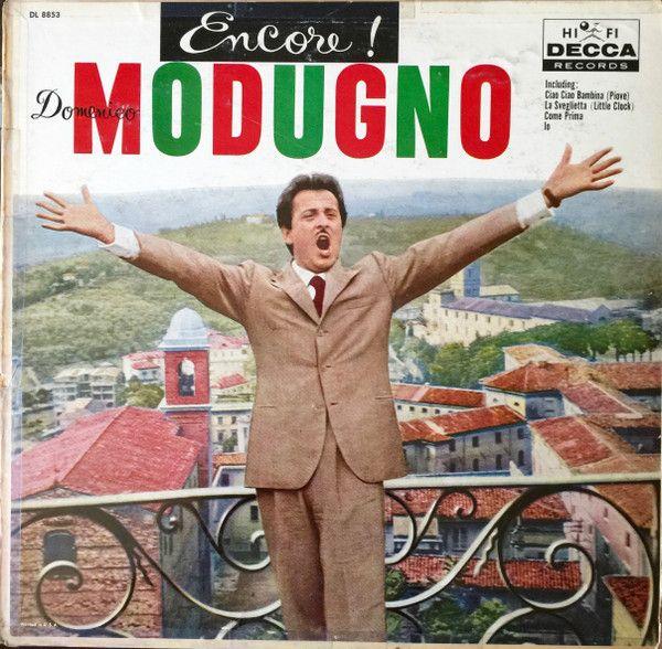 Portada del álbum "Encore", de Domenico Modugno
