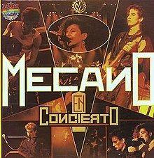 Portada de Álbum "En Concierto ", de Mecano (ES)