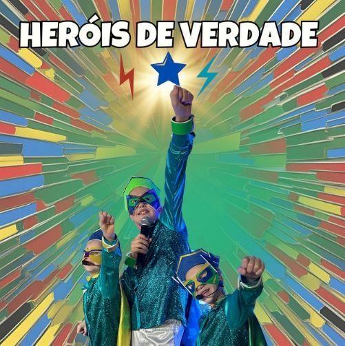 Portada de Sencillo/EP "Heróis de Verdade", de Nícolas Netto