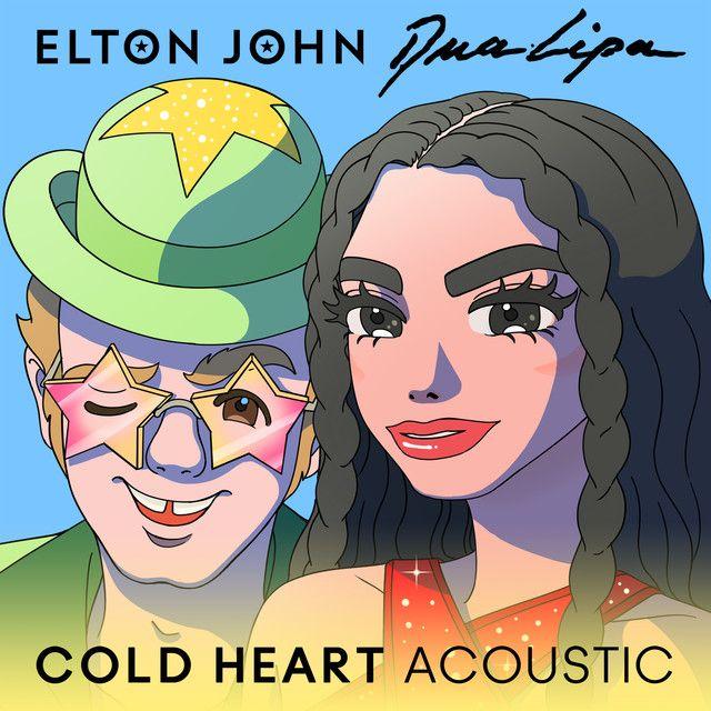 Capa do álbum "Cold Heart (Acoustic)", de Dua Lipa