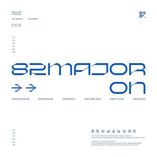 Capa do Single/EP "ON", de 82MAJOR