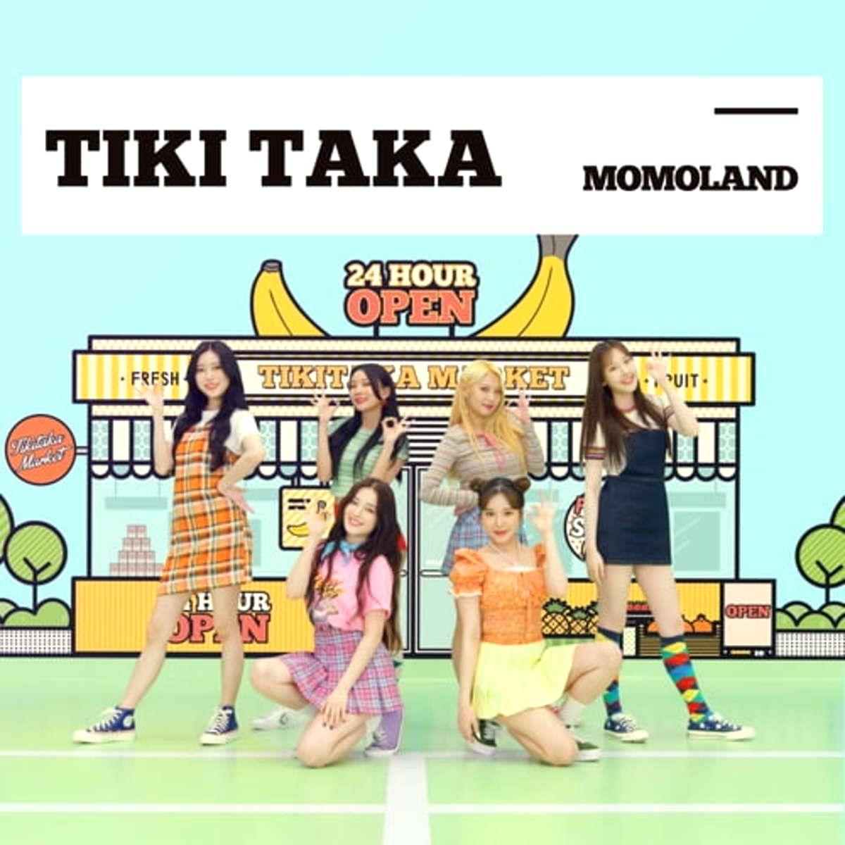 Capa do Single/EP "TIKI TAKA", de MOMOLAND