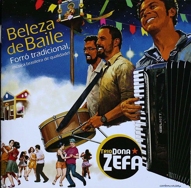 Portada de Álbum "Beleza de Baile", de Trio Dona Zefa