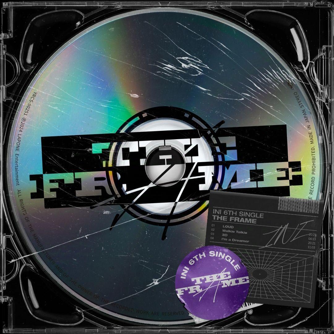 Capa do Single/EP "THE FRAME", de INI (Japão)