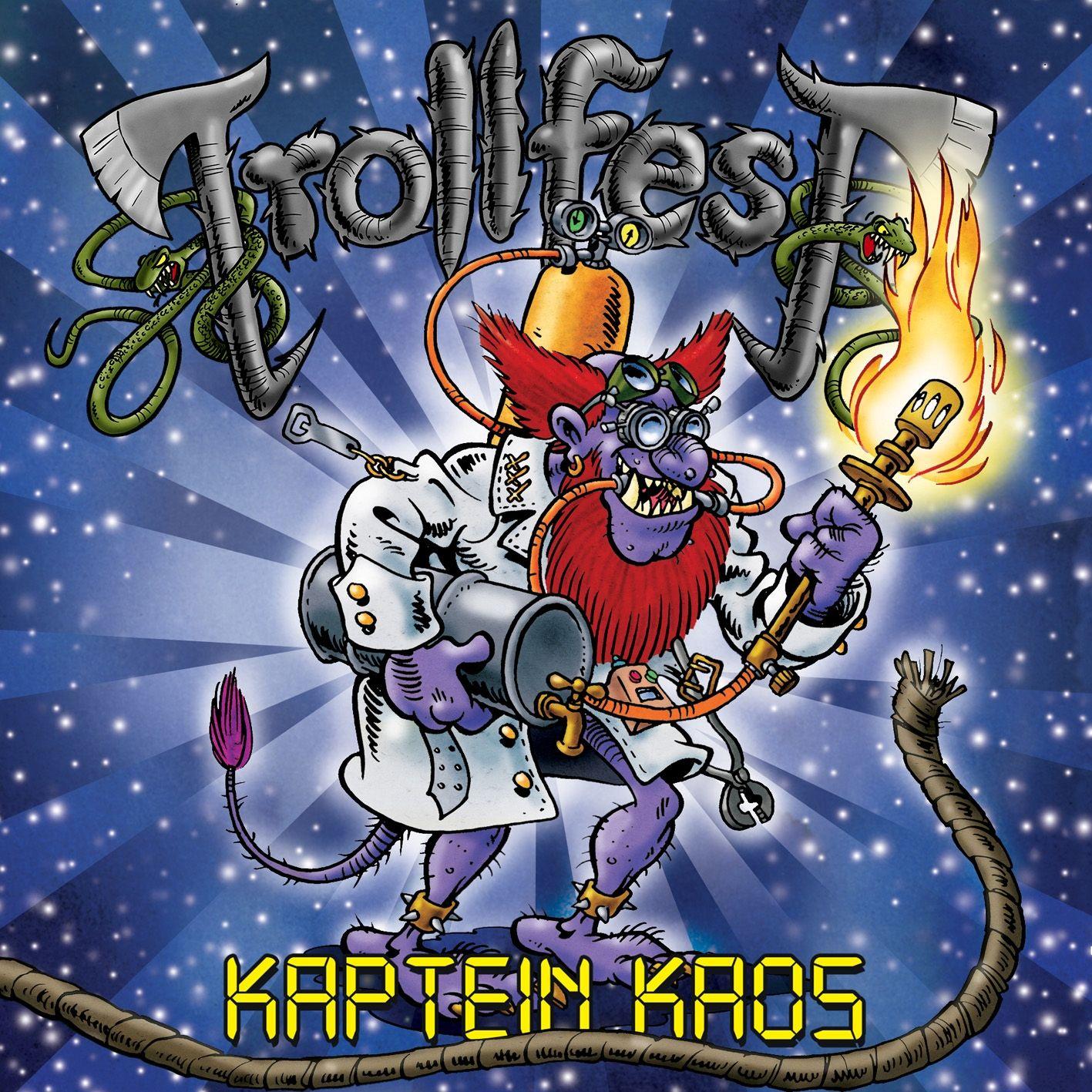 Capa do Álbum "Kaptein Kaos", de TrollfesT
