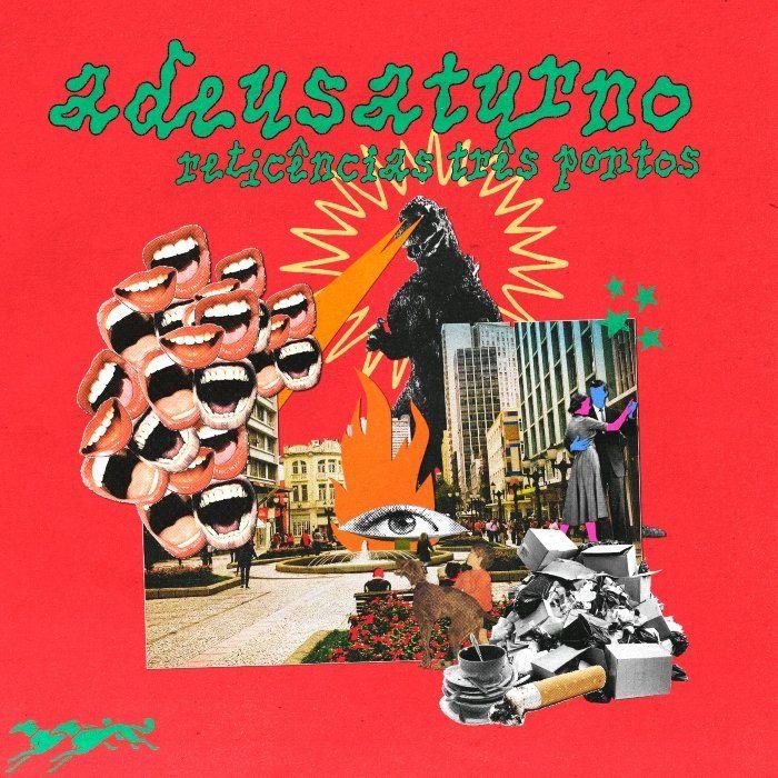 Capa do Single/EP "reticências três pontos", de adeusaturno