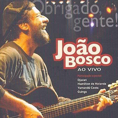 Portada de Álbum "Obrigado, Gente: Ao Vivo", de João Bosco