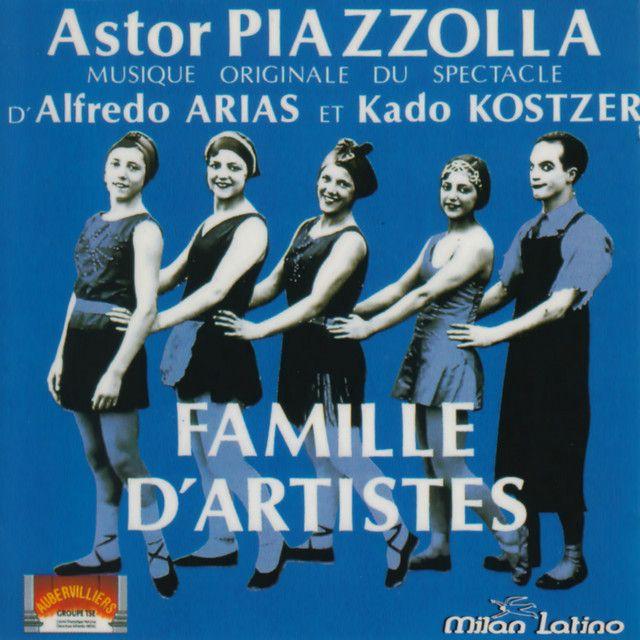 Portada de Álbum "Famille D'Artistes", de Astor Piazzolla