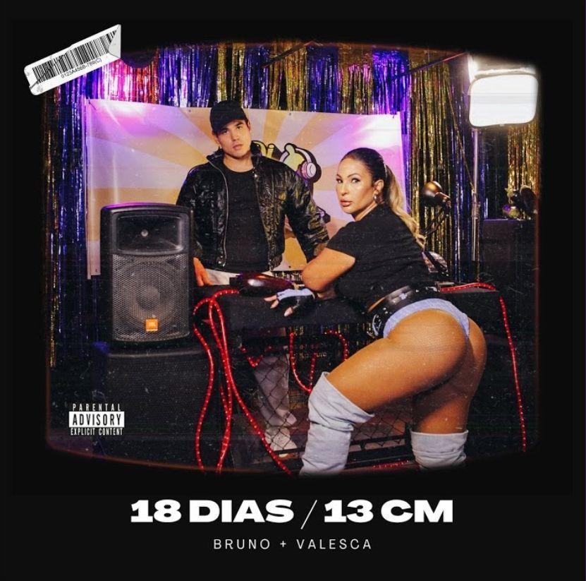 Portada de Sencillo/EP "18 dias / 13 cm", de Valesca Popozuda