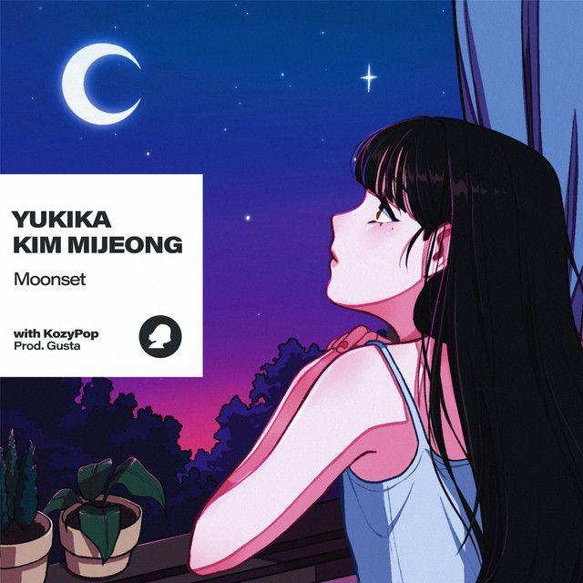 Portada de Sencillo/EP "Moonset (feat. Kim Mi Jeong)", de Yukika