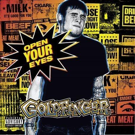 Capa do Álbum "Open Your Eyes", de Goldfinger