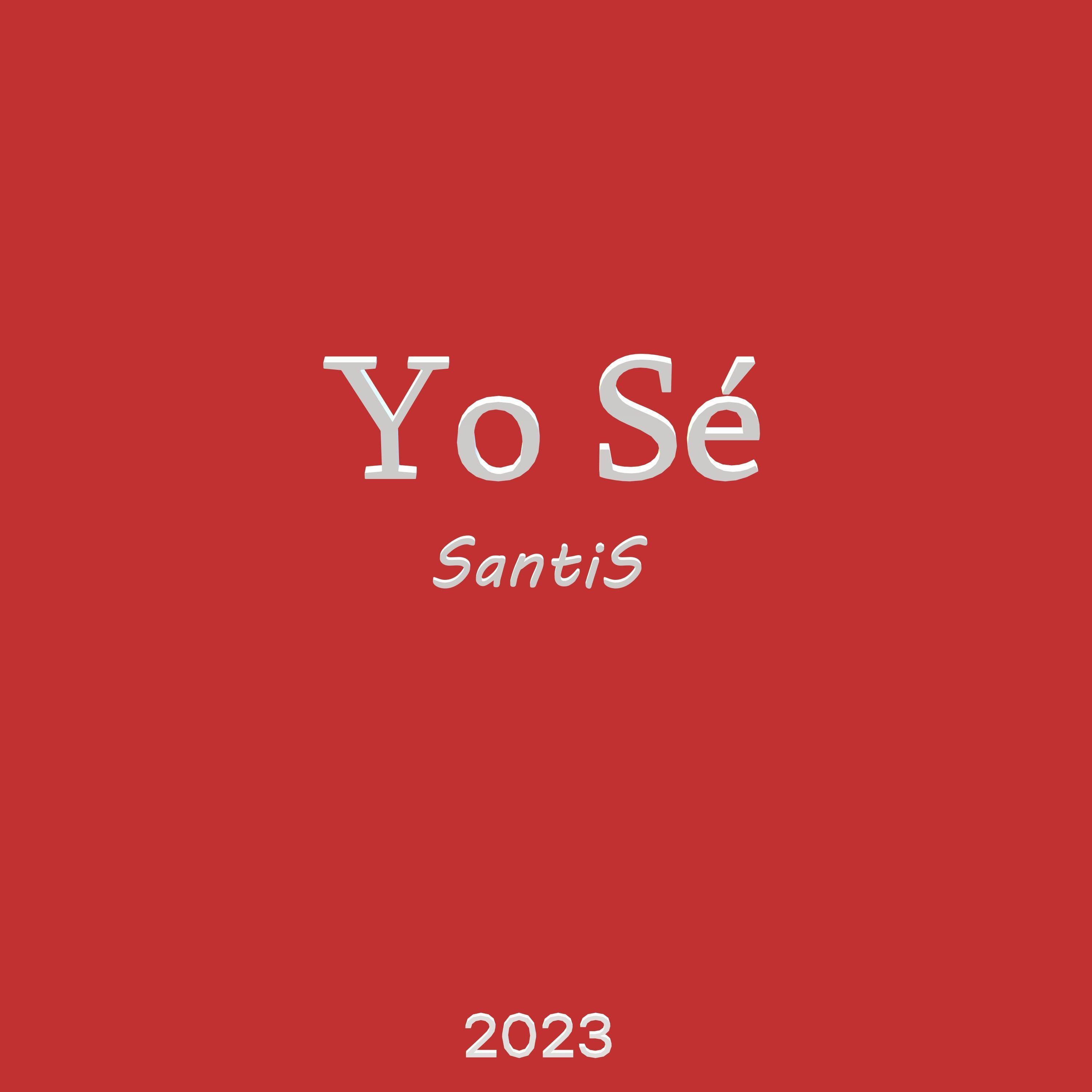 Capa do álbum "Yo Sé", de SantiS