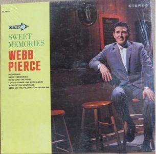 Portada del álbum "Sweet Memories", de Webb Pierce