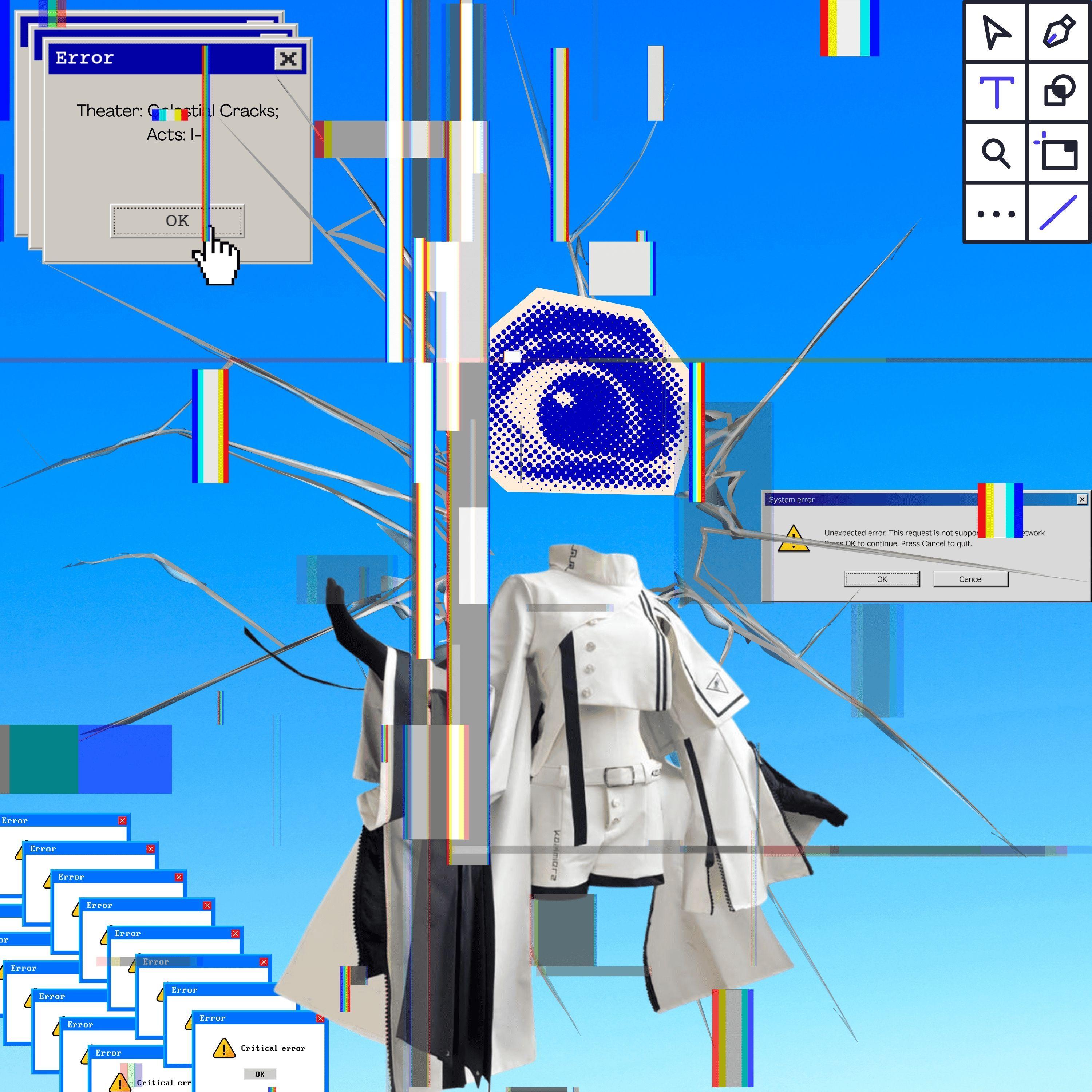 Portada de Sencillo/EP "Theater: Celestial Cracks; Acts: I & II", de Nekotsune Astra