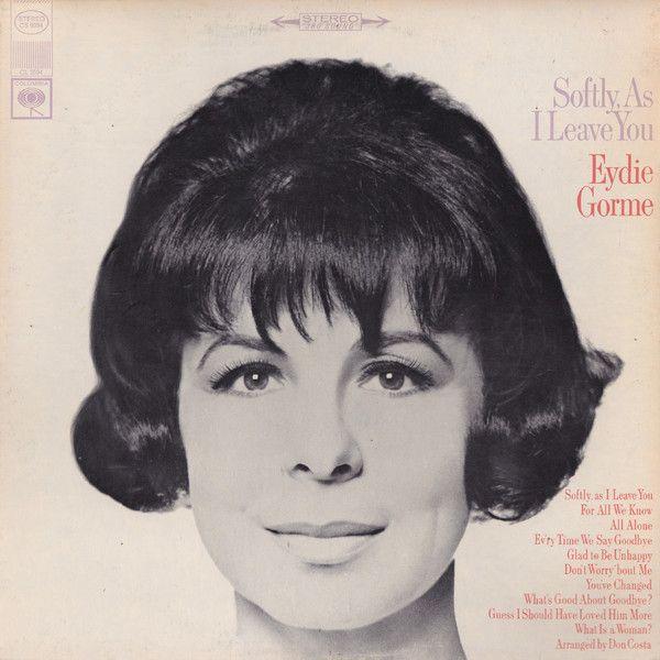 Capa do álbum "Softly, As I Leave You", de Eydie Gorme