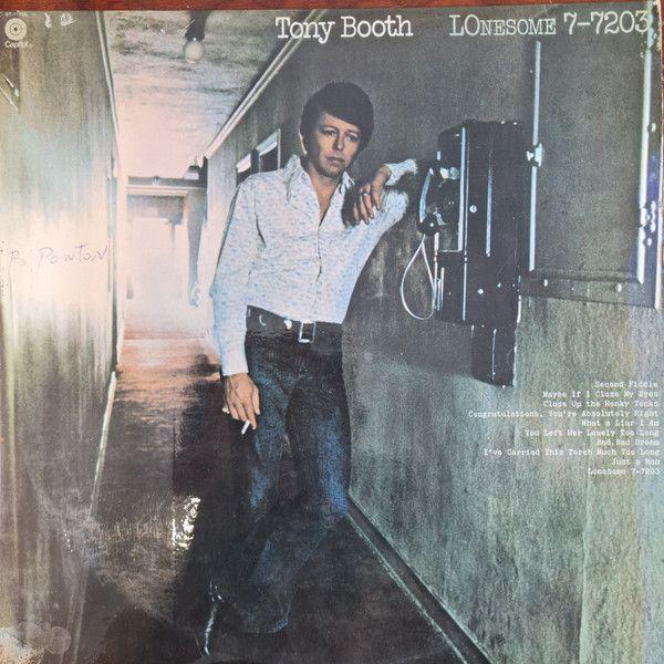 Portada de Álbum "Lonesome 7-7203", de Tony Booth