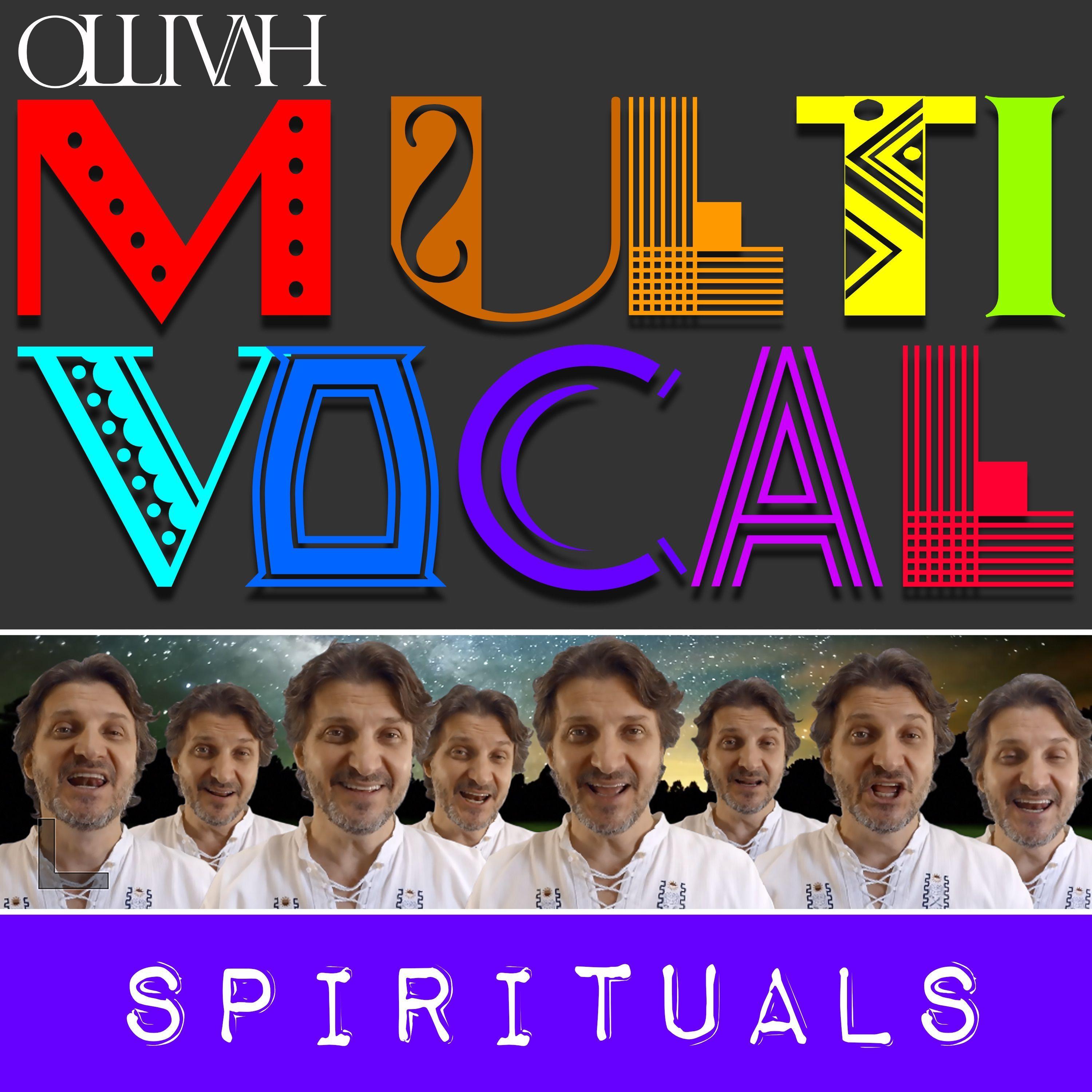 Capa do álbum "Multivocal Spirituals", de Evandro Oliva 