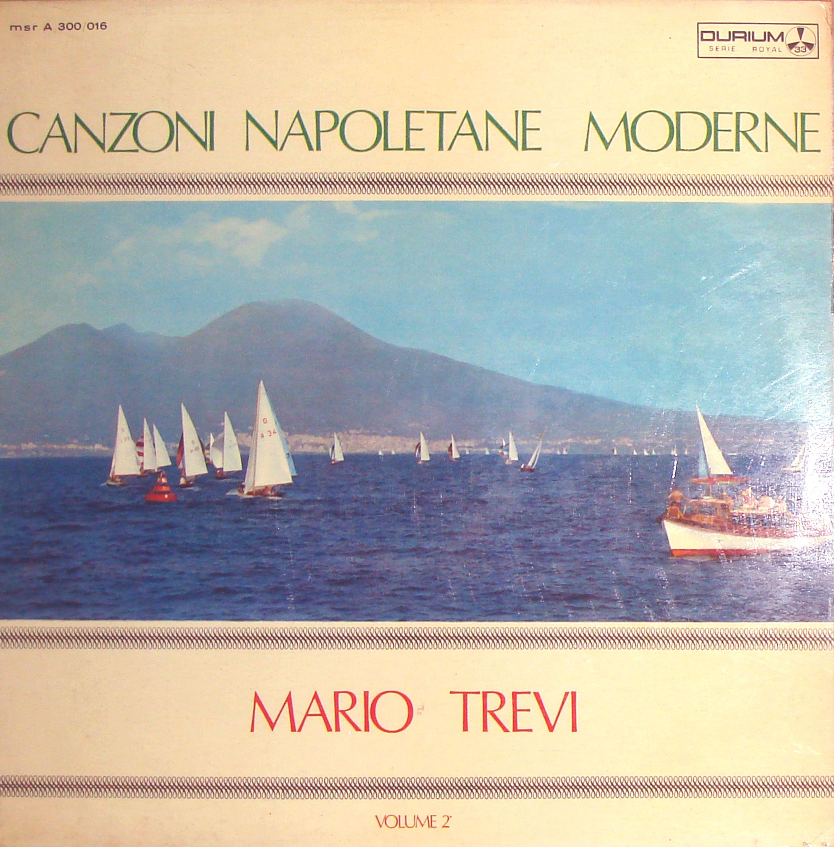 Portada de Álbum "Canzoni Napoletane Moderne", de Mario Trevi