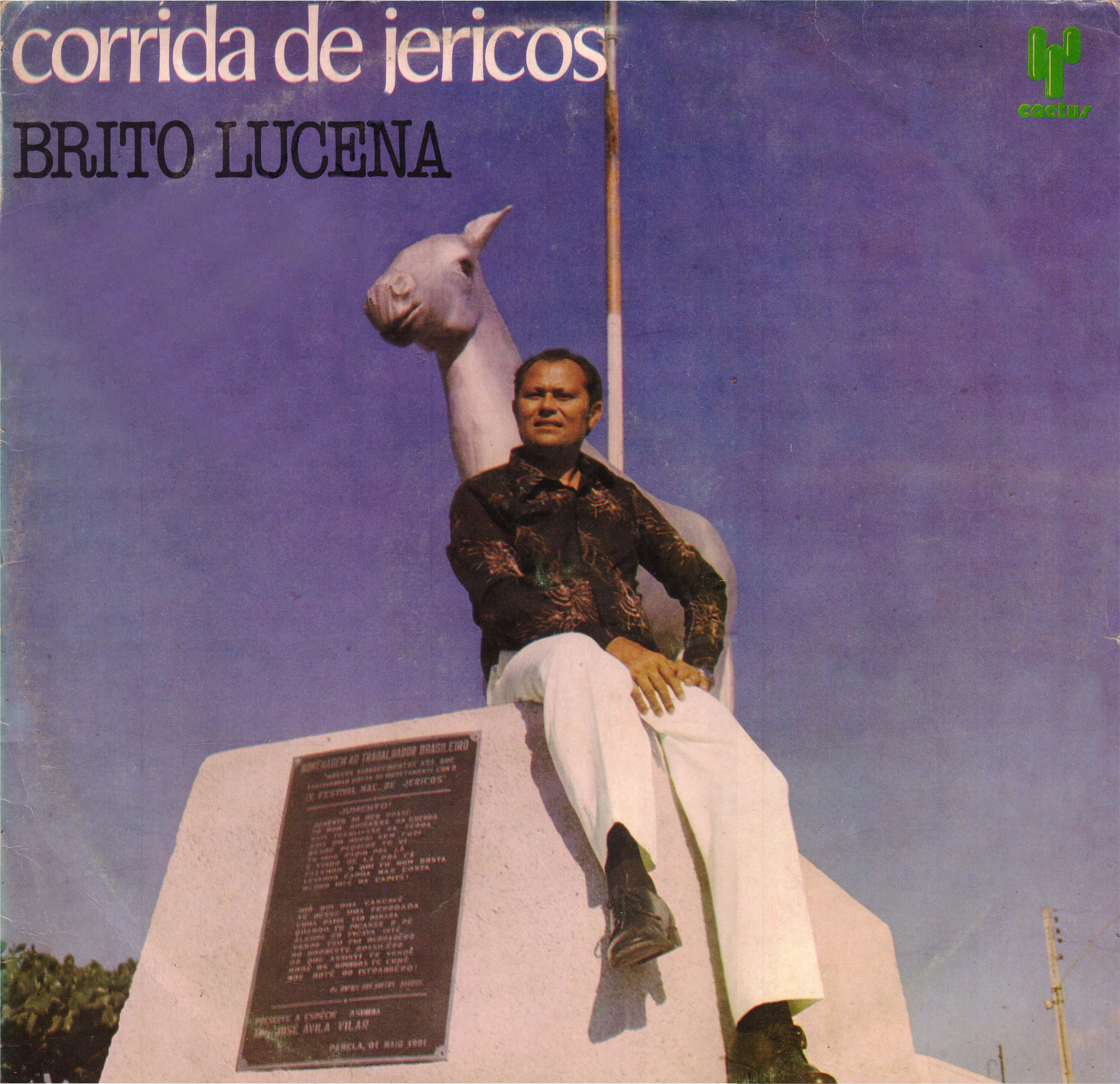 Portada de Álbum "Corrida de Jericos", de Brito Lucena