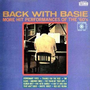 Portada del álbum "Back With Basie", de Count Basie