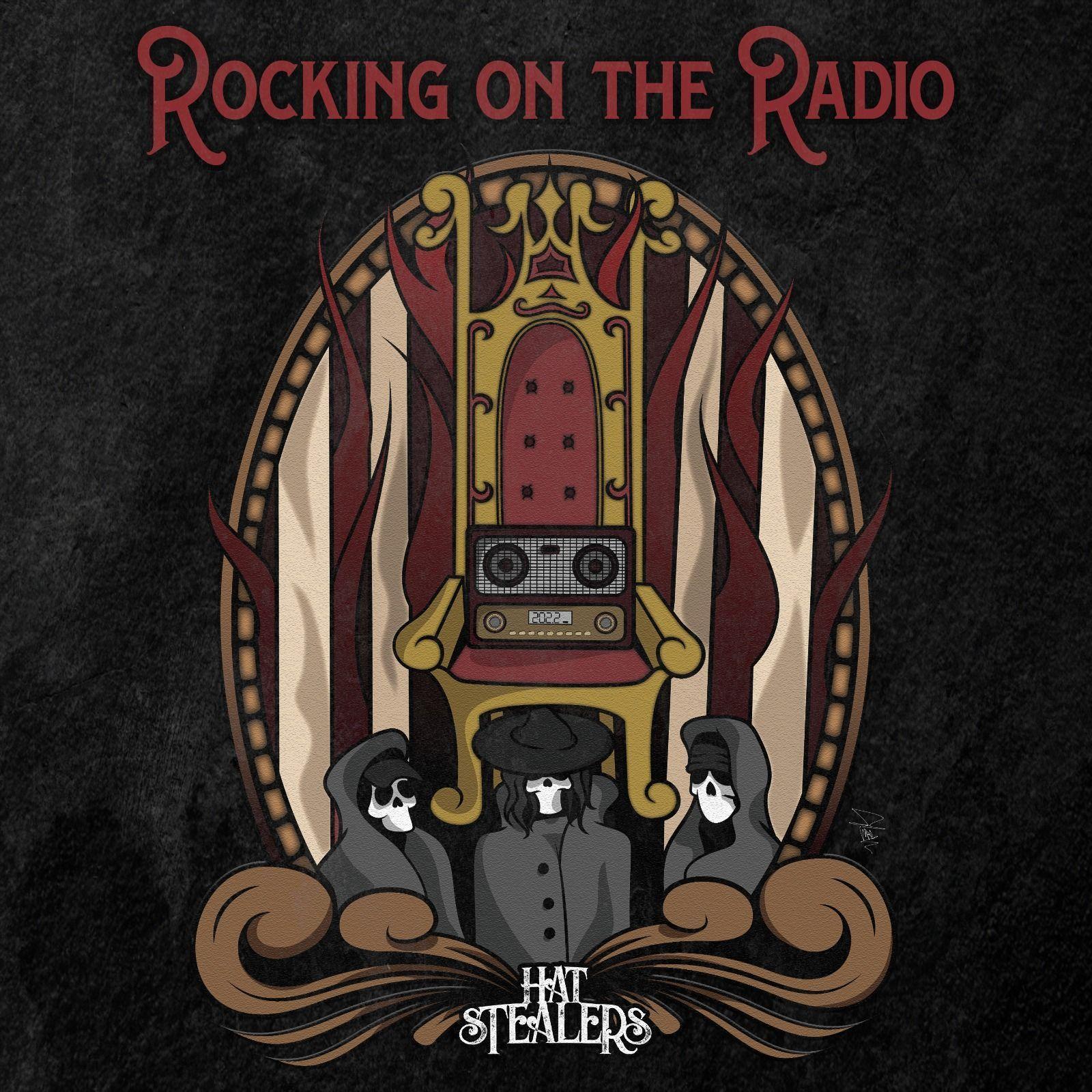 Single/EP cover of "Rocking on the Radio" by Hat Stealers