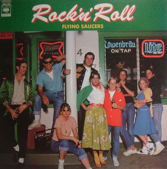 Portada de Álbum "Rock'n'Roll Graffiti House", de Flying Saucers