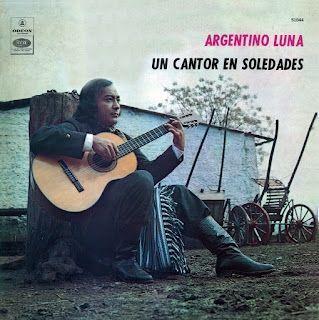Portada de Álbum "Un Cantor En Soledades", de Argentino Luna