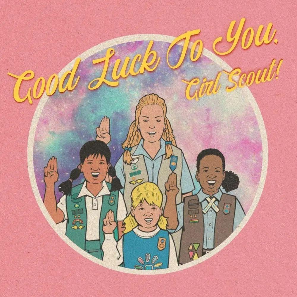 Portada de Sencillo/EP "Good Luck To You, Girl Scout!", de The Black Skirts