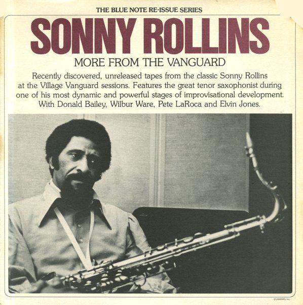Capa do álbum "More From The Vanguard", de Sonny Rollins