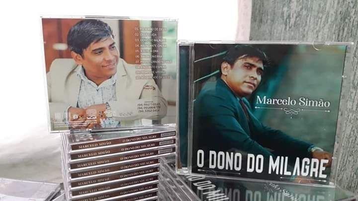 Portada de Álbum "O Dono do Milagre", de Marcelo Simão