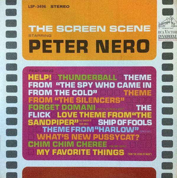 Portada del álbum "The Screen Scene", de Peter Nero