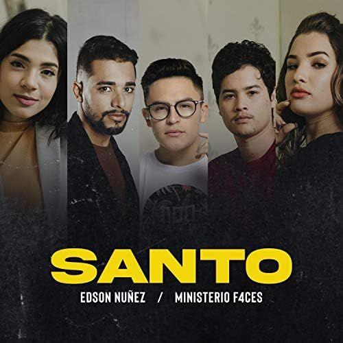 Capa do álbum "Santo", de Edson Nuñez