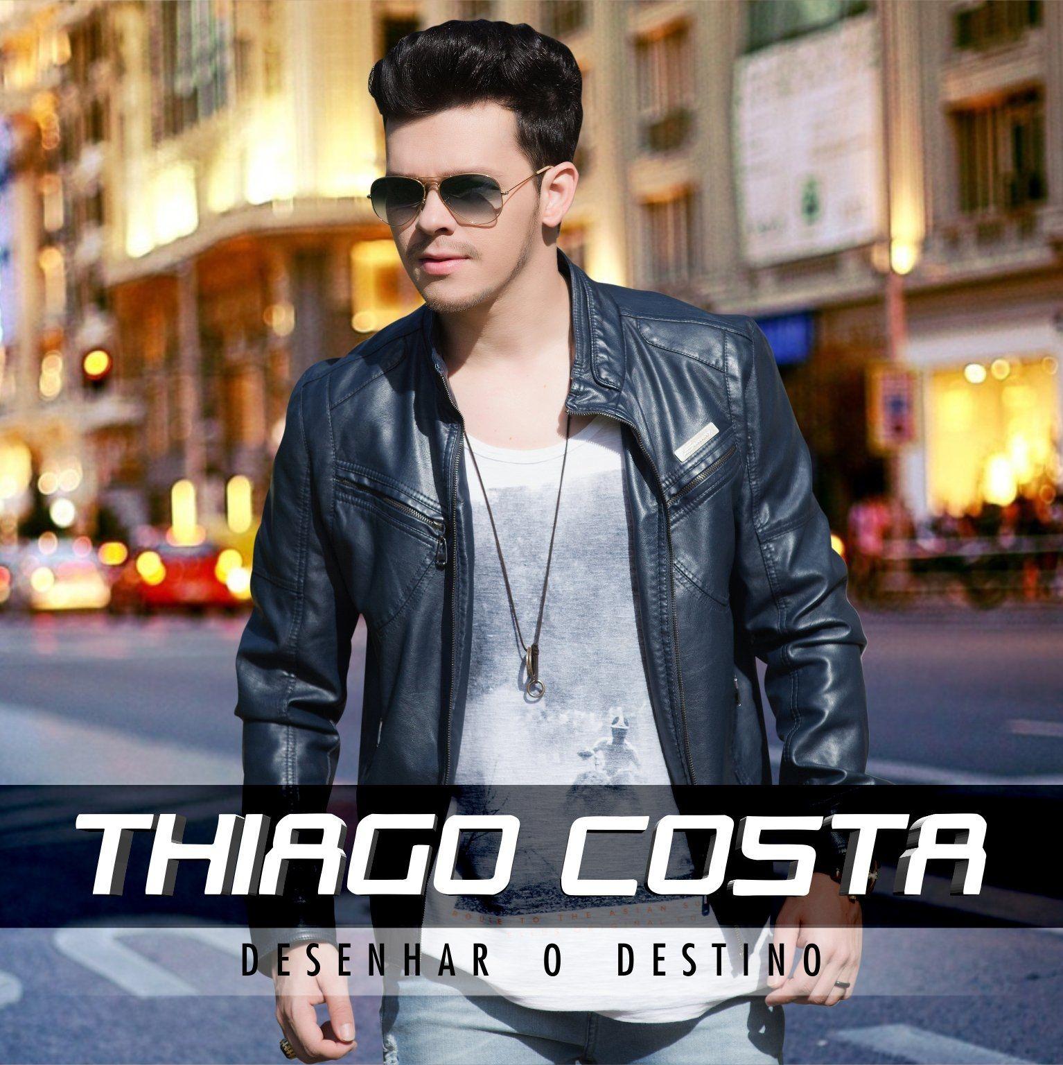 Capa do Álbum "Desenhar o Destino", de Thiago Costa